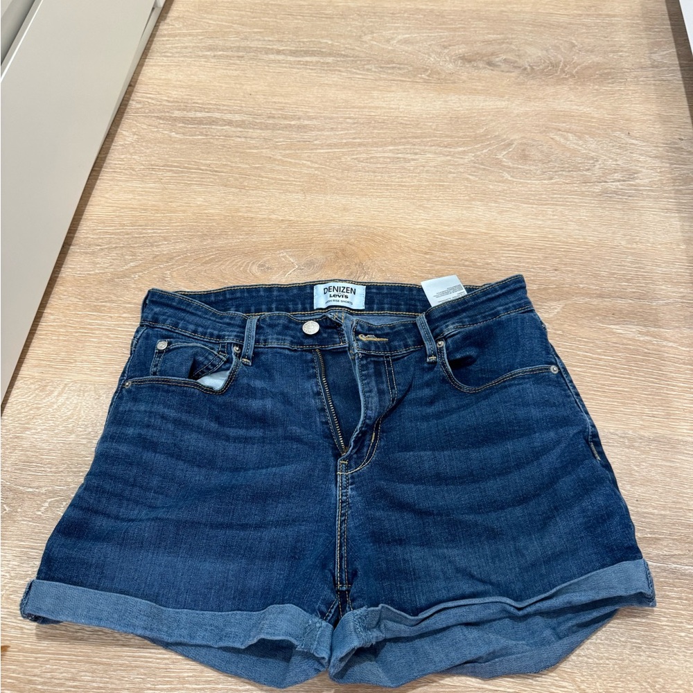 Denizen from Levi's Dark Blue Jean Shorts